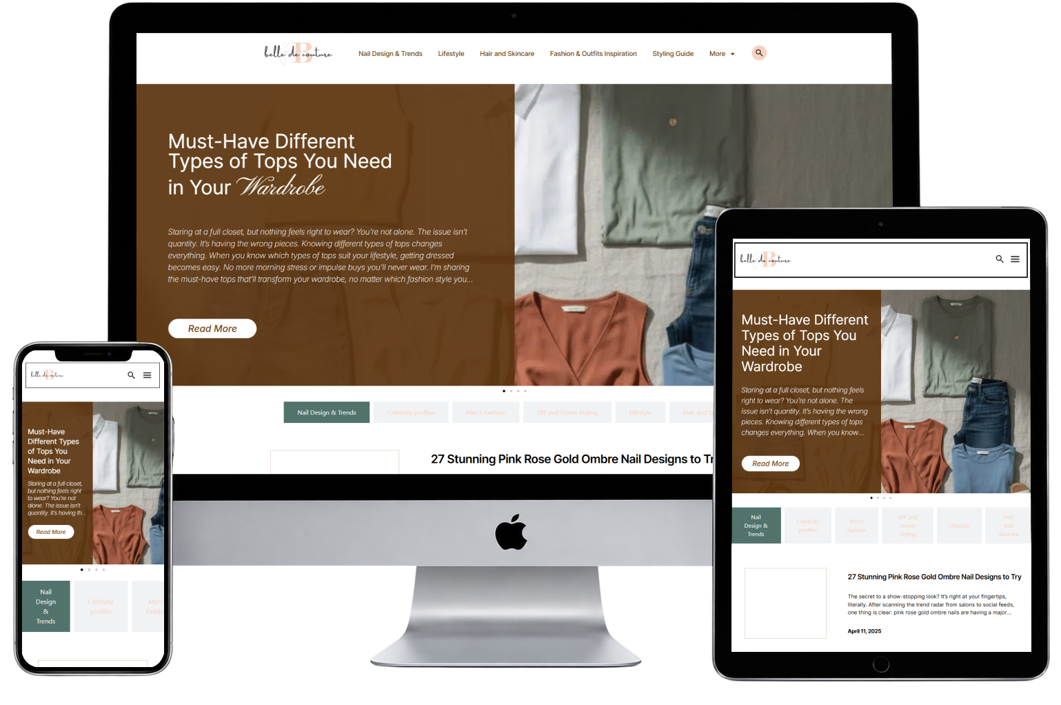 Belledecouture website preview