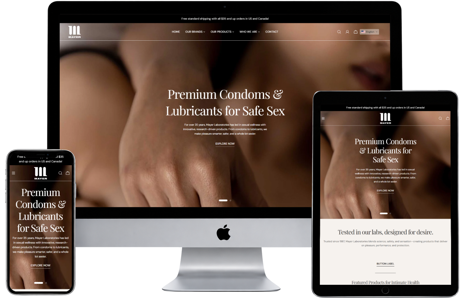 Mayerlabs website preview