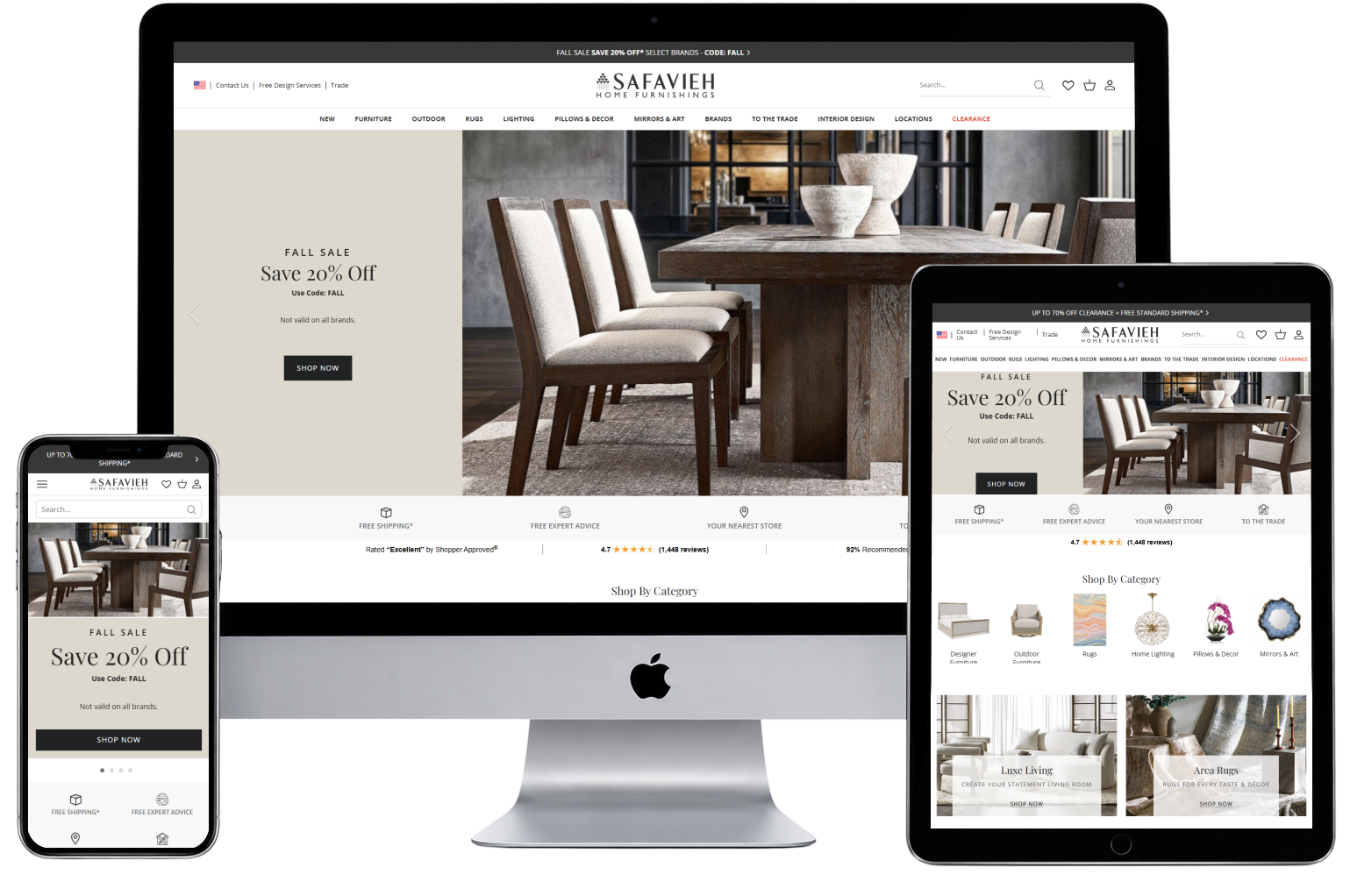 Safaviehhome website preview