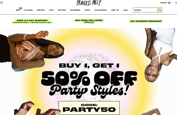 Shopify Stores Best Online Store For Women's Clothing Top 100