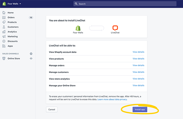 How to Add Live Chat App to Shopify Store