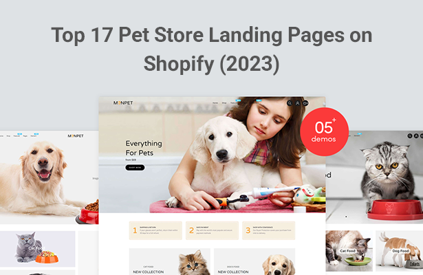 Top 17 Pet Store Landing Pages on Shopify (2023)