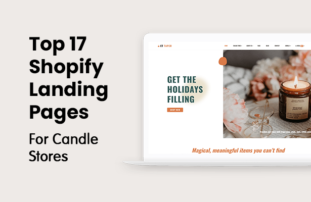 Top 17 Shopify Landing Pages For Candle Stores