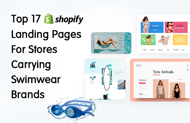 Top 17 Shopify Landing Pages For Stores Carrying Swimwear Brands