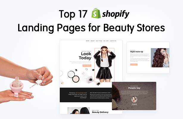Top 17 Shopify Landing Pages for Beauty Stores
