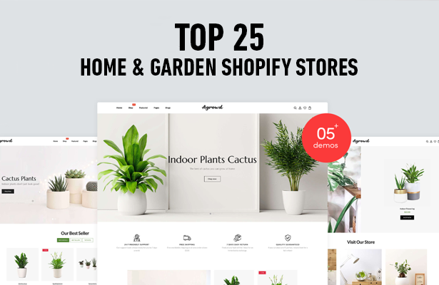Top 25 Home & Garden Shopify Stores