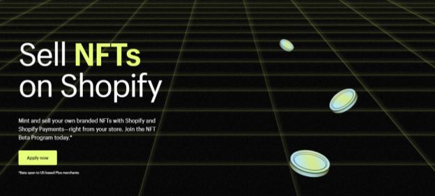 Can you sell NFTs on Shopify?